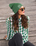 Mountains and Trees Nature Cuffed Beanie