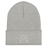 Mountains and Trees Nature Cuffed Beanie